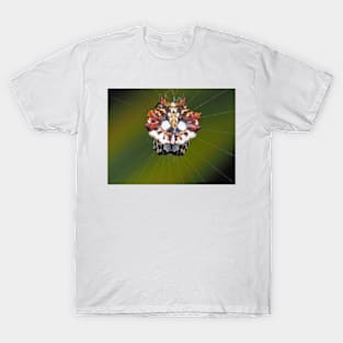 Female Asian spinybacked orbweaver (Thelacantha brevispina) on Maui, Hawaii T-Shirt